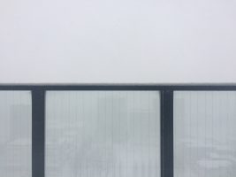 ホワイトアウトで史上最短のお散歩